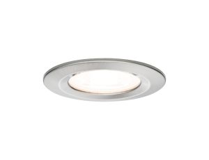 Oprawa do wbudowania NOVA LED stała GU10 6.5W 460lm 78mm 2700K IP44 230V szczotkowane żelazo