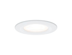 Oprawa do wbudowania NOVA LED stała GU10 6.5W 460lm 78mm 2700K IP44 230V biały mat