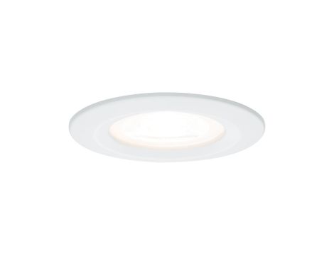 Oprawa do wbudowania NOVA LED stała GU10 6.5W 460lm 78mm 2700K IP44 230V biały mat