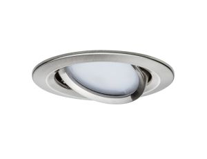 Oprawa do wbudowania NOVA COIN LED wychylna 6W 470lm 84mm 2700K IP23 230V szczotkowane żelazo - image 2