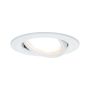 Oprawa do wbudowania NOVA COIN LED wychylna 6W 470lm 84mm 2700K IP23 230V biały mat / aluminium - 2