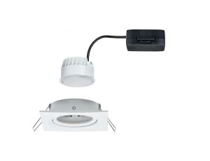 Oprawa do wbudowania NOVA COIN LED wychylna 6W 470lm 84x84mm 2700K IP23 230V biały mat - image 2