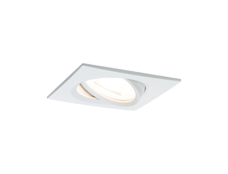 Oprawa do wbudowania NOVA COIN LED wychylna 6W 470lm 84x84mm 2700K IP23 230V biały mat