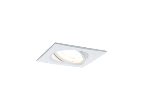Oprawa do wbudowania NOVA COIN LED wychylna zestaw 3x6W 470lm 84x84mm 2700K IP23 230V biały mat - 2