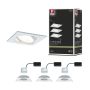Oprawa do wbudowania NOVA COIN LED wychylna zestaw 3x6W 470lm 84x84mm 2700K IP23 230V biały mat - 9