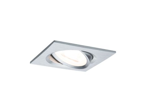 Oprawa do wbudowania NOVA COIN LED wychylna 6W 470lm 84x84mm 2700K IP23 230V aluminium