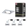 Oprawa do wbudowania NOVA COIN LED wychylna zestaw 3x6W 470lm 84x84mm 2700K IP23 230V aluminium - 10