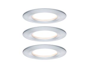 Oprawa do wbudowania NOVA COIN LED stała 3x6W 470lm 78mm 2700K IP44 230V aluminium
