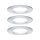 Oprawa do wbudowania NOVA COIN LED stała 3x6W 470lm 78mm 2700K IP44 230V aluminium