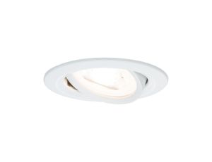 Oprawa do wbudowania NOVA LED DIM wychylna GU10 6.5W 460lm 84mm 2700K IP23 230V biały mat