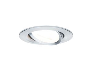 Oprawa do wbudowania NOVA LED DIM wychylna GU10 6.5W 460lm 84mm 2700K IP23 230V aluminium