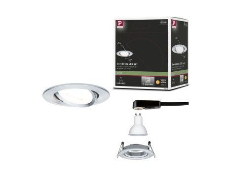 Oprawa do wbudowania NOVA LED DIM wychylna GU10 6.5W 460lm 84mm 2700K IP23 230V aluminium - 5