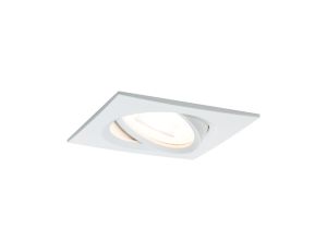 Oprawa do wbudowania NOVA LED DIM wychylna GU10 6.5W 460lm 84x84mm 2700K IP23 230V biały mat