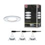 Oprawa do wbudowania NOVA LED DIM stała zestaw 3xGU10 6.5W 460lm 78mm 2700K IP44 230V chrom - 10