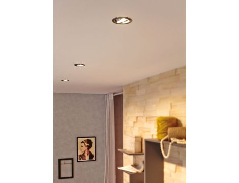 Oprawa do wbudowania NOVA COIN LED DIM wychylna zestaw 3x6W 470lm 84mm 2700K IP23 230V chrom - 4