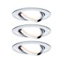 Oprawa do wbudowania NOVA COIN LED DIM wychylna zestaw 3x6W 470lm 84mm 2700K IP23 230V chrom - 2