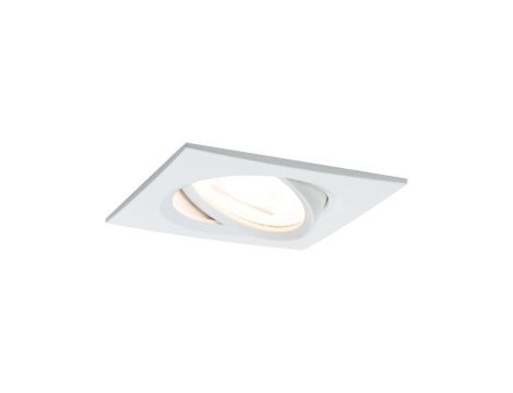 Oprawa do wbudowania NOVA COIN LED DIM wychylna 6W 470lm 84x84mm 2700K IP23 230V biały mat