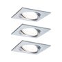 Oprawa do wbudowania NOVA COIN LED DIM wychylna zestaw 3x6W 470lm 84x84mm 2700K IP23 230V aluminium - 2