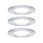 Oprawa do wbudowania NOVA COIN LED DIM stała zestaw 3x6W 470lm 78mm 2700K IP44 230V aluminium - 2
