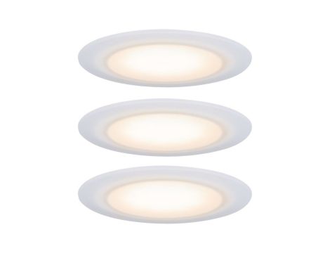 Premium Suon ciapła barwa ściemniana IP44 LED 3x6,5W 230V 2000-2700K Satynowany