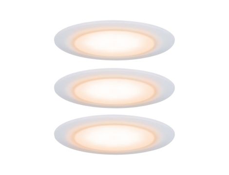 Premium Suon ciapła barwa ściemniana IP44 LED 3x6,5W 230V 2000-2700K Satynowany - 4