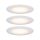 Premium Suon ciapła barwa ściemniana IP44 LED 3x6,5W 230V 2000-2700K Satynowany