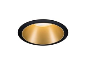 Oprawa do wbudowania COLE COIN LED 3-STEP DIM 1x6W 470lm 2700K IP44 230V czarny / złoty / matowy