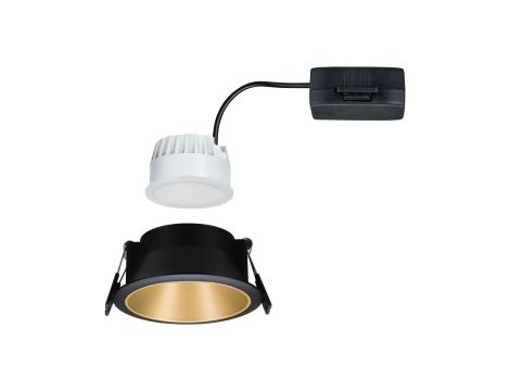 Oprawa do wbudowania COLE COIN LED 3-STEP DIM 1x6W 470lm 2700K IP44 230V czarny / złoty / matowy - 3