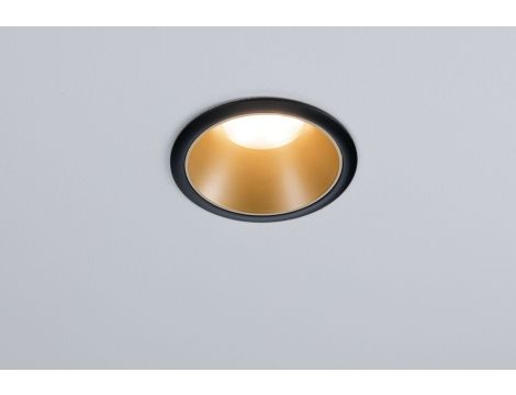 Oprawa do wbudowania COLE COIN LED 3-STEP DIM 1x6W 470lm 2700K IP44 230V czarny / złoty / matowy - 4