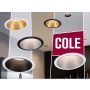 Oprawa do wbudowania COLE COIN LED 3-STEP DIM 1x6W 470lm 2700K IP44 230V czarny / złoty / matowy - 9