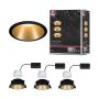 Oprawa do wbudowania COLE COIN LED 3-STEP DIM zestaw 3x6W 470lm 2700K IP44 230V Czarny/Złoty-matowy - 11