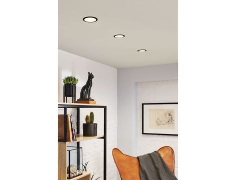 Oprawa do wbudowania COLE COIN LED 3-STEP DIM zestaw 3x6W 470lm 2700K IP44 230V Cz/Srebrny-matowy - 8