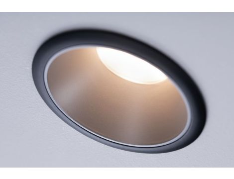 Oprawa do wbudowania COLE COIN LED 3-STEP DIM zestaw 3x6W 470lm 2700K IP44 230V Cz/Srebrny-matowy - 6