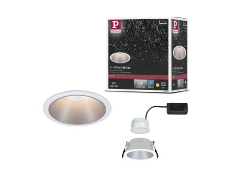 Oprawa do wbudowania COLE COIN LED 3-STEP DIM 1x6W 470lm 2700K IP44 230V biały / srebrny matowy - 11