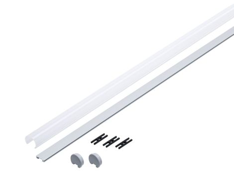 Profil aluminiowy do taśm LED 200 cm aluminium / tworzywo sztuczne - 4