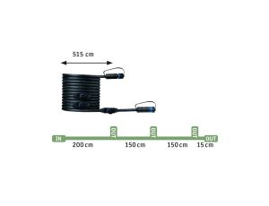 Reflektor ogrodowy Plug & Shine STING zestaw przedłużający 3x6W 3000K 520lm DIM IP67 24V antracyt / aluminum - image 2