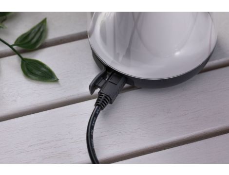 Lampa akumulatorowa stołowa Cupulino 6W 100lm 3000K IP44 USB ściemnialna antracyt / tworzywo sztuczne - 8