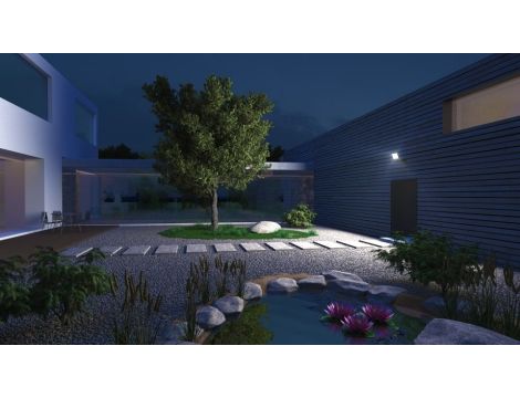 Naświetlacz z czujnikiem Steinel XLED ONE XL S LED PIR 42,6W 3000K 4200lm IP44 IK03 230V biały / aluminium - 4