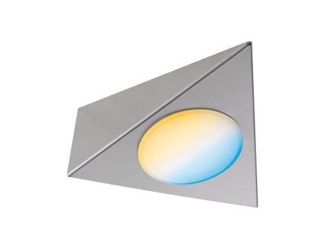 Zestaw startowy oprawy meblowe podszafkowe Clever Connect Trigo 3x2,1W 24W DC 2700-6500K DIM12V nikiel-szczotkowany / metal - 2