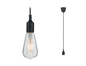 Lampa wisząca KETIL Neordic E27 max. 20W IP44 230V czarny / tworzywo sztuczne