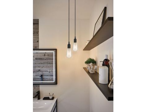 Lampa wisząca KETIL Neordic E27 max. 20W IP44 230V czarny / tworzywo sztuczne - 4