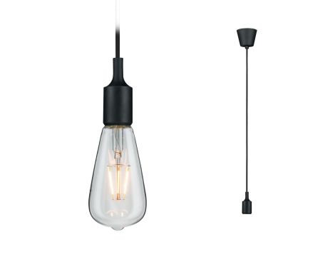 Lampa wisząca KETIL Neordic E27 max. 20W IP44 230V czarny / tworzywo sztuczne