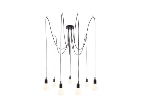 Lampa wisząca KETIL Neordic E27 max. 7x60W IP20 230V czarny / metal / tworzywo sztuczne - 4