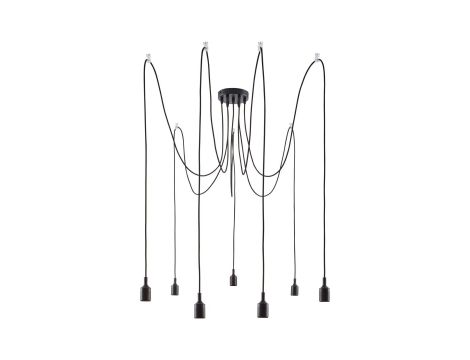 Lampa wisząca KETIL Neordic E27 max. 7x60W IP20 230V czarny / metal / tworzywo sztuczne - 2