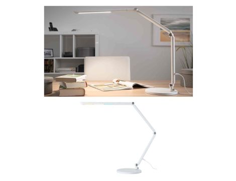 Lampka biurkowa FLEXBAR LED 9.5W DIM 700lm 3000/4000/6500K 230V biały / aluminium - 3