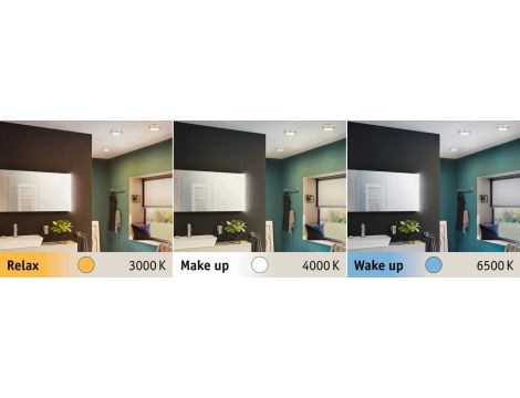 Plafoniera AVIAR LED DIM 13W 1050lm okrągła 220mm 2700-6500K IP44 230V chrom /  tworzywo sztuczne - 5