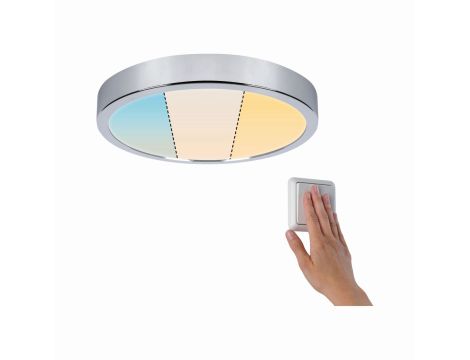 Plafoniera AVIAR LED DIM 18W 1800lm okrągła 300mm 2700-6500K IP44 230V chrom /  tworzywo sztuczne - 4