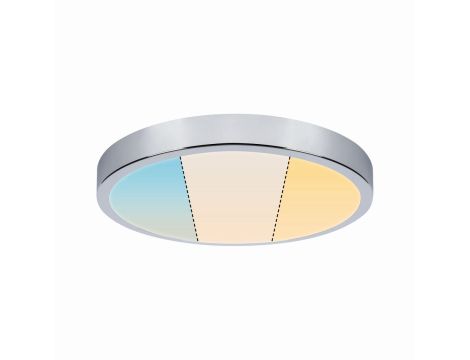 Plafoniera AVIAR LED DIM 24W 2200lm okrągła 3060mm 2700-6500K IP44 230V chrom /  tworzywo sztuczne