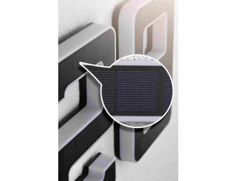 Oprawa elewacyjna SOLAR LED numer domu 6 3000K IP44 wymienny akumulator / czarny / tworzywo sztuczne - 3