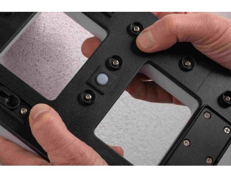 Oprawa elewacyjna SOLAR LED numer domu 7 3000K IP44 wymienny akumulator / czarny / tworzywo sztuczne - 4